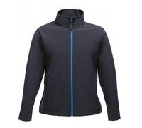 Regatta Standout Womens/Ladies Ablaze Printable Soft Shell Jacket - Navy - Size 18 UK