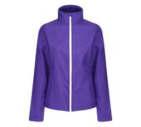 Regatta Standout Women's Ablaze Printable Soft Shell Jacket - Purple/Black - Purple/Black - 20