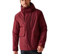 Regatta Sterling Insulated Mens Waterproof Jacket Red Hooded Outdoor Fleece Coat