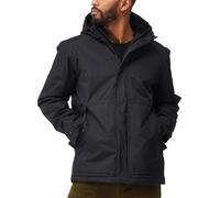 Regatta Sterling IV Mens Waterproof Jacket Black Hooded Outdoor Walking Coat