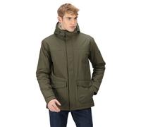 Regatta Sterlings III Waterproof Insulated Jacket: Dark Khaki/White: L