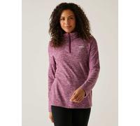 Regatta Sweethart Marl Funnel Neck Half Zip Fleece Pink Mix