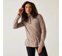Regatta Women's Sweethart Marl Half Zip Fleece in Light Brown | Size: 8 Regatta Light Brown 8