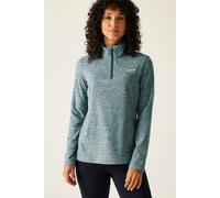 Regatta Women's Sweethart Marl Half Zip Fleece - Anti-Pill Midlayer - Spruce Green Size 10