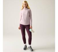 Regatta Sweethart Marl Half Zip Walking Fleece In Pale Lilac Pale Lilac 10