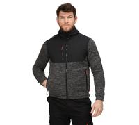 Regatta Men's Tactical Heist Hybrid Jacket Ash Marl/Black in Grey, Size Medium | Charlies