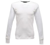 (S, White) Regatta Thermal Underwear Long Sleeve Vest / Top