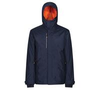 Regatta Thermogen navy men's waterproof heated quilted hooded jacket #TRA210