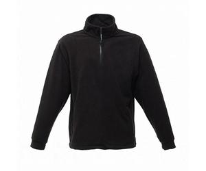 Regatta Thor Overhead Half Zip Anti-Pill Fleece Top (170 GSM) (XL) (Black)