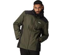 Regatta Waterproof Men's Dark Khaki and Black Colour Block Thornridge II Insulated Jacket, Size: Xxl - Sale