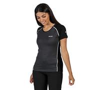 Regatta Tornell Ii Merino Wool Short Sleeve Technical T-Shirt Breathable and Quick Dry T-Shirts/Polos/Jackets Women Seal Grey/Black