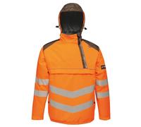 Regatta TRA316 Tactical Hi Vis Bomber Jacket Orange Grey S-XXL Waterproof