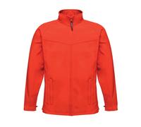 Regatta Professional Men's Uproar Interactive Wind Resistant Softshell, All Black, size Medium