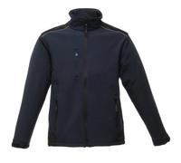 Regatta Sandstorm Seal Grey Men's Softshell Reflective Trim Jacket #tra651