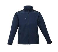 Regatta Sandstorm navy men's softshell reflective trim jacket #TRA651