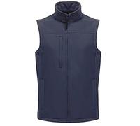 Regatta Flux navy men's water-repellent quick-dry softshell bodywarmer #TRA788