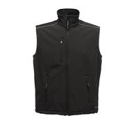 Regatta TRA813 82670 Men's Sandstorm Workwear Soft Shell Body Warmer, Large, Black