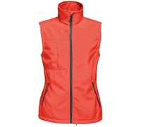 Regatta TRA848 72F70 Professional Octagon II 3 Layer Waterproof Softshell Body warmer, ClasRed(Blk), L