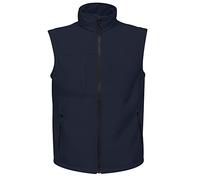 Regatta Professional Men's Breathable Octagon II 3 Layer Softshell Body Warmer Navy Seal Grey, Size: 5XL