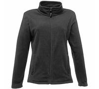 Regatta TRF565 80008L Women's Micro Full-Zip Fleece Jacket, Black, Size 8