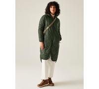 Regatta Triea Quilted Hooded Longline Puffer Jacket Green