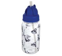 Regatta Tritan Kids Straw Bottle 0.35L Shark for Camping and Packed Lunches
