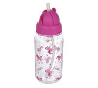 Regatta Tritan Kids Straw Bottle 0.35L Unicorn for Camping and Packed Lunches