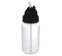 Regatta Tritan Straw Bottle Clear Black, Size: Sgl