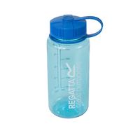 Regatta Tritan Water Bottle 0.35L Blue One Size Flip-Open Lid Measurement Markers