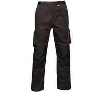 Regatta TRJ366 Mens Heroic Hardwearing Workwear Trousers Black 36" Tall (GH161)