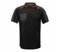 Regatta TRS167LA800 Offensive Wicking Polo, Size Large, Black