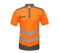 Regatta TRS176MD7BV Tactical Hi-Vis Polo, Size Medium, Orange/Grey