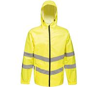 Regatta TRW497 20090 Professional Hi-Vis Waterproof and Windproof Pack away Jacket, Yellow, XXL