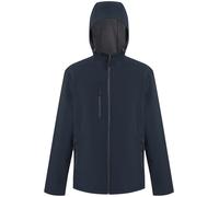 Regatta Two Layer 50% Recycled Hooded Soft Shell Shower Proof Jacket S-3XL