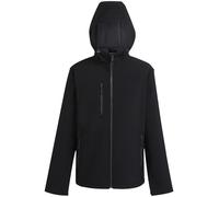 Regatta Two Layer 50% Recycled Hooded Soft Shell Shower Proof Jacket S-3XL
