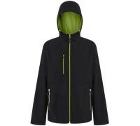 Regatta Two Layer 50% Recycled Hooded Soft Shell Shower Proof Jacket S-3XL