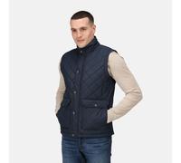 Regatta Tyler Navy Men's Water-repellent Diamond-quilt Insulated Bodywarmer