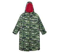 Regatta Unisex Adult Camouflage Oversized Changing Robe (Cactus Green) - Dark Green - Size Small/Medium