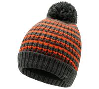 Regatta Unisex Adult Headstart Beanie - Amber Glow/Ebony Grey - One Size - Amber Glow/Ebony Grey - 100% Acrylic