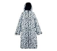 Regatta Unisex Adult Large Floral Changing Robe - Navy/White - S-M - Navy/White
