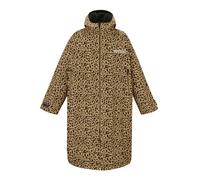 Regatta Unisex Adult Leopard Print Waterproof Reversible Changing Robe - Multicoloured - S-M - Multicoloured - 100% Mixed
