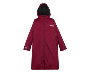 Regatta Unisex Adult Waterproof Fleece Lined Changing Robe (Dark Maroon) - Size Small/Medium