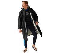 Regatta Unisex Adult Waterproof Fleece Lined Changing Robe - Black - Black - S-M