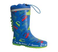 Regatta Unisex Children's Peppapuddle Wellington Boots, Imperial Blue Dinosaur, 3.5/4.5 UK Child