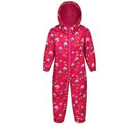 Regatta Unisex Children's Puddle IV All-in-One Suit, Unicorn (Pink), 60-72 Months