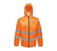 Regatta Unisex Hi Vis Pro Packaway Reflective Work Jacket