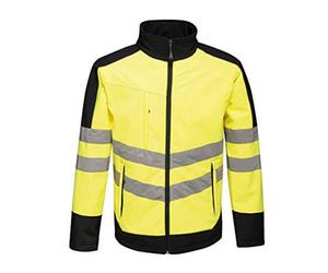 Regatta Unisex Hi Vis Pro Reflective Softshell Work Jacket
