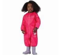 Regatta Kids Lightweight Puddle IV Waterproof Puddle Suit Pink, Size: 6-12 Months