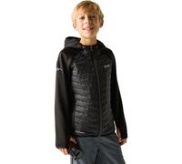 Regatta Unisex Kids Junior Andreson Hybrid Quilted Jacket Water Repellent Coat 6-7 Yrs Black/Seal