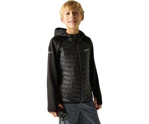 Regatta Unisex Kids Junior Andreson Hybrid Quilted Jacket Water Repellent Coat 6-7 Yrs Black/Seal